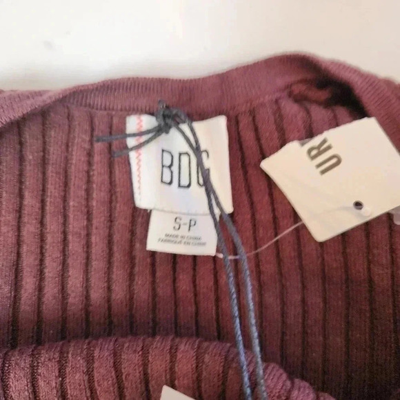 Women's BDG Urban Outfitters Brown Cotton Crop Top - Picture 4 of 4